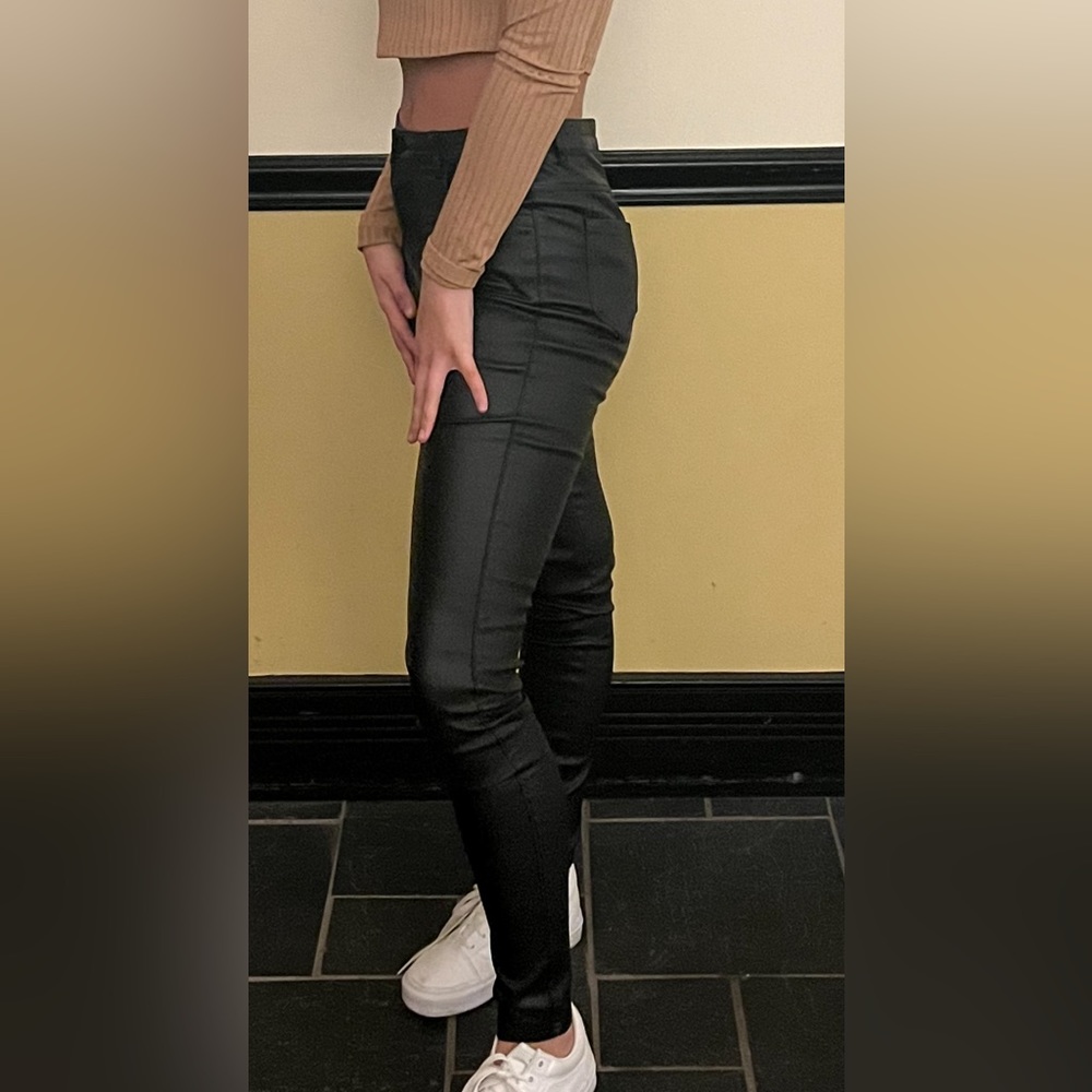 Black Leather going out pants